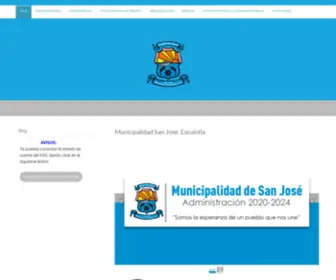 Munisanjose.com(MUNICIPALIDAD DE SAN JOSE) Screenshot