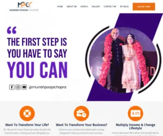 Munishpoojachopra.com(Munish Chopra) Screenshot