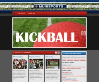 Munisports.com(Recreational Sports Leagues) Screenshot