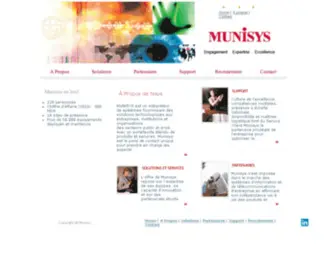 Munisys.net.ma(Bienvenue chez Munisys) Screenshot