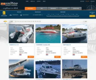 Munitor.hr(New and used boats for sale) Screenshot