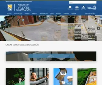 Munives.gob.pe(Municipalidad de Villa el Salvador) Screenshot