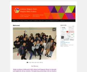 Munizacademy.org(Our Mission Muñiz Academy) Screenshot