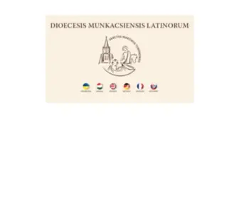 Munkacs-Diocese.org(Dioecesis Munkacsiensis Latinorum) Screenshot