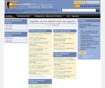 Munkakozvetitok.com(Munkaközvetítők) Screenshot