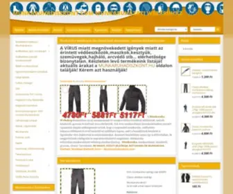 Munkaruhadiszkont.com(Munkaruha Webshop) Screenshot