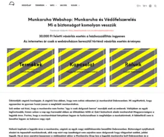 Munkaruhawebshop.com(Védőruha) Screenshot