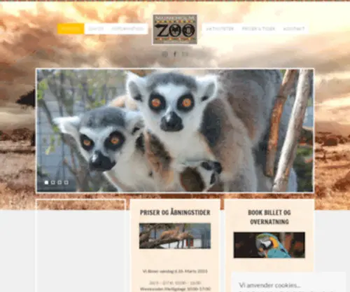 MunkholmZoo.dk(Zoologisk have) Screenshot