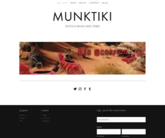 Munktiki.com(Tiki Mug) Screenshot