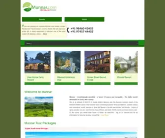 Munnar.com(Munnar Resorts) Screenshot