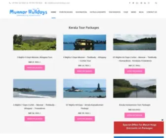 Munnarholidays.com(Munnar Holidays) Screenshot