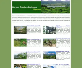 Munnartourpackages.in(Munnar Tourism Packages Company) Screenshot