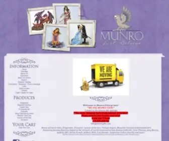 Munrogifts.com(Munro Gifts) Screenshot