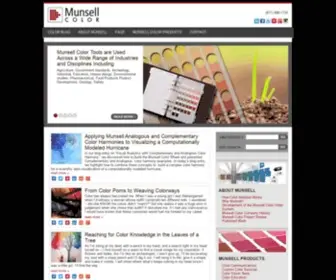 Munsell.com(Color Matching from Munsell Color Company) Screenshot