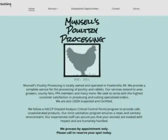 Munsellspoultryprocessing.com(Munsellspoultryprocessing) Screenshot