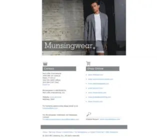 Munsingwear.com(Munsingwear) Screenshot