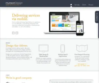 Munsondesign.com(San Francisco Bay Area Web Design and Development) Screenshot