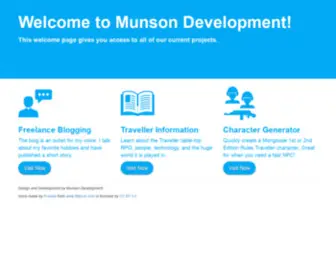 Munsondev.com(Munson) Screenshot