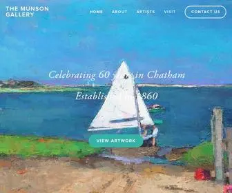 Munsongallery.com(The Munson Gallery) Screenshot