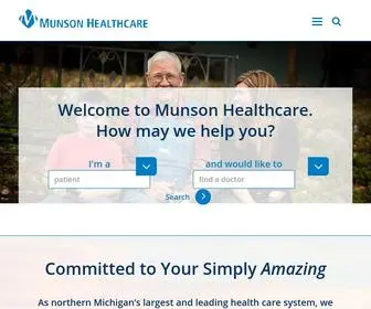 Munsonhealthcare.org(Munson Healthcare) Screenshot