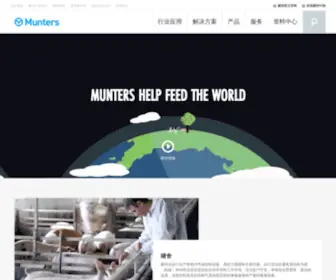 Munters.com.cn(瑞典蒙特集团) Screenshot