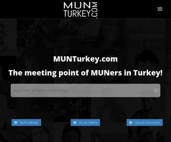 Munturkey.com(The MUN Calendar of Turkey) Screenshot