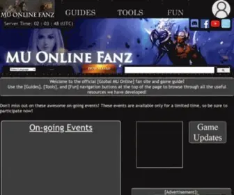 Muonlinefanz.com(MU Online Fanz) Screenshot