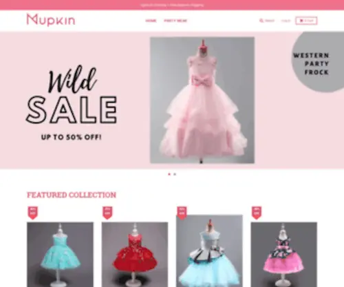 Mupkin.in(Create an Ecommerce Website and Sell Online) Screenshot