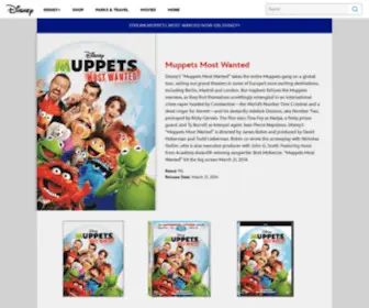 Muppetworld.com(Muppets Most Wanted) Screenshot