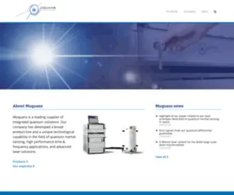 Muquans.com(Precision Quantum Sensors) Screenshot