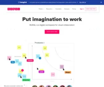 Mural.ly(MURAL is a digital workspace for visual collaboration) Screenshot