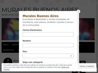 Muralesbuenosaires.com.ar(Murales Buenos Aires) Screenshot