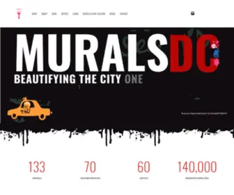 MuralsdcProject.com(The official site for MuralsDC) Screenshot