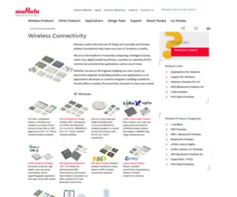 Murata-WS.com(Murata Wireless Solutions) Screenshot