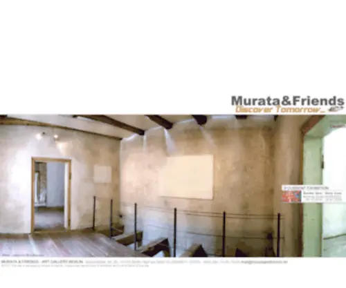 Murataandfriends.de(Murata&Friends-Art Gallery,Berlin) Screenshot