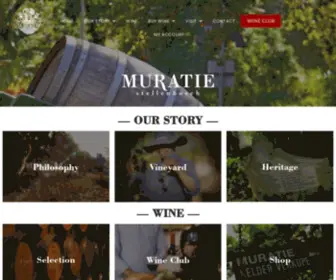 Muratie.co.za(Muratie Wine Estate) Screenshot