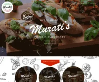 Muratispizzeria.com(Murati's pizzeria) Screenshot