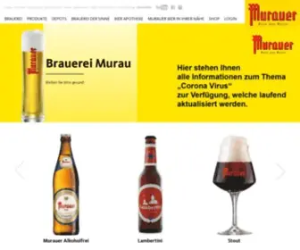 Murauerbier.at(Murauer Website) Screenshot