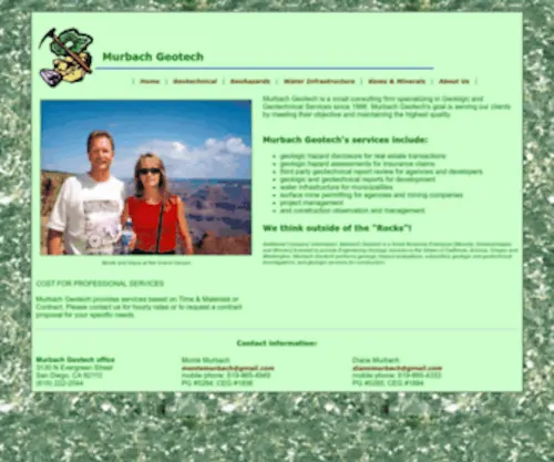 Murbachgeotech.com(Murbach Geotech) Screenshot