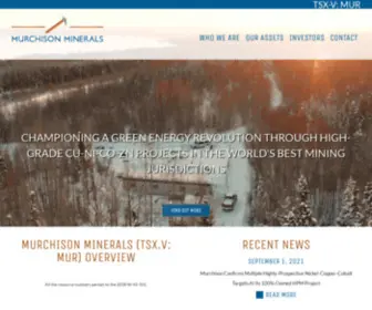 Murchisonminerals.com(Murchisonminerals) Screenshot