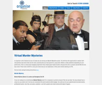 Murder-MYstery.co.uk(Murder Mystery Events For Corporate & Private Clients) Screenshot