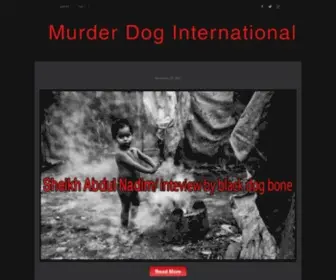 Murderdog.com(Murder dog International) Screenshot