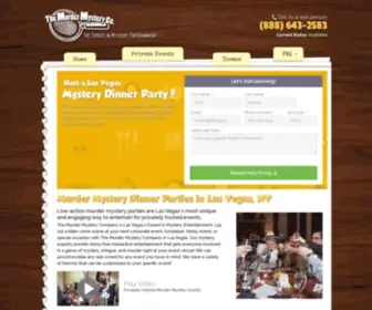 Murdermysterydinnerlasvegas.com(Murder Mystery Dinner Parties in Las Vegas) Screenshot