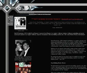 Murdermysteryla.com(Dial M Murder Mystery) Screenshot