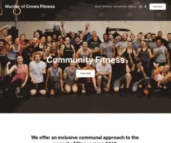 Murderofcrowsfitness.com(Murder of Crows Fitness) Screenshot