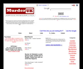 Murderuk.com(Murder UK) Screenshot