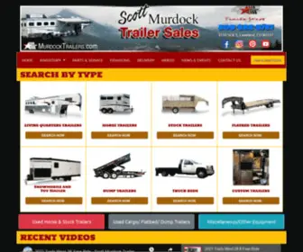 Murdocktrailers.com(Murdock Trailer Sales) Screenshot