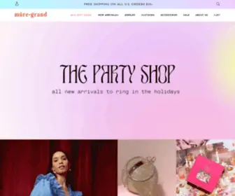 Mureandgrand.com(Mulberry & Grand) Screenshot