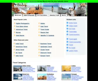 Muree.com(The Leading India Travel Site on the Net) Screenshot