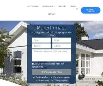 Murerfirmaet.dk(Murerfirma København) Screenshot